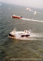 AP1-88 hovercraft promotional day by BHC -  (credit: The <a href='http://www.hovercraft-museum.org/' target='_blank'>Hovercraft Museum Trust</a>).